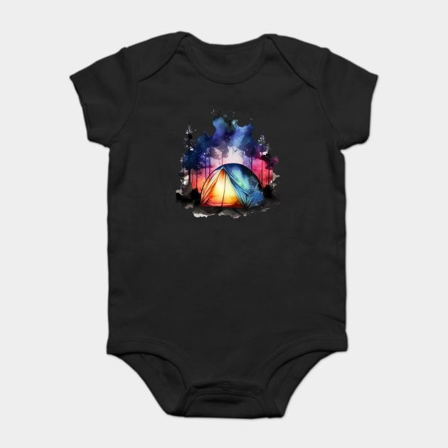 Tent Life Baby Bodysuit by Luxinda